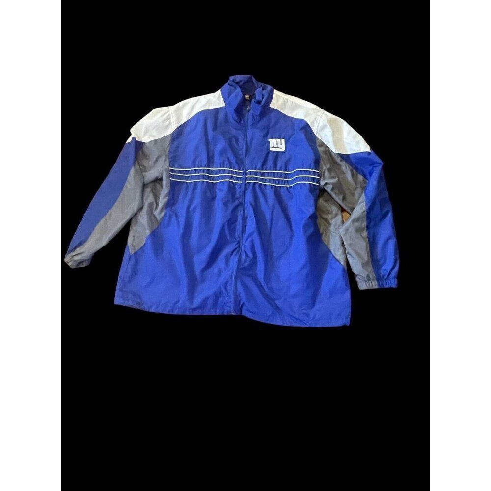 New York Giants Windbreaker Adult 2XL Zip Up SI Reebok Jacket NFL Apparel Men